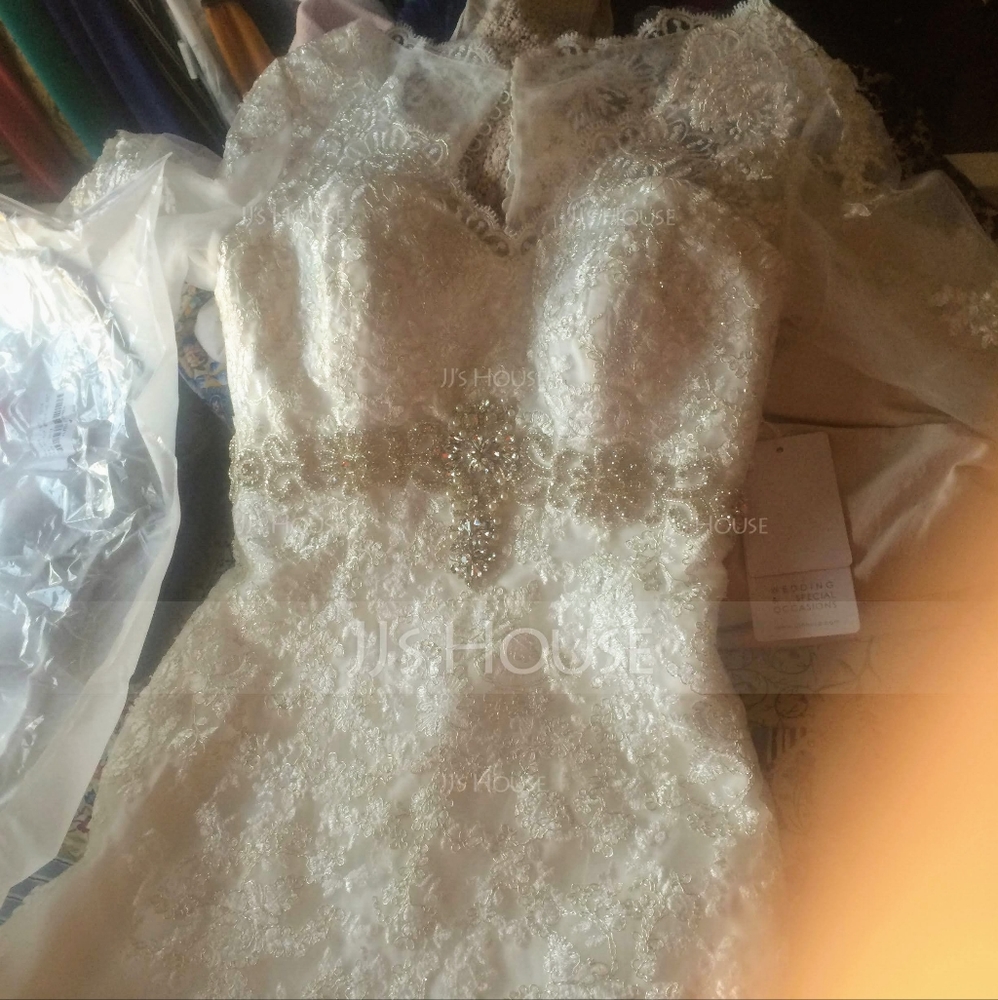 Hold for sale- Wedding dress, Ivory, size 10, JJs house